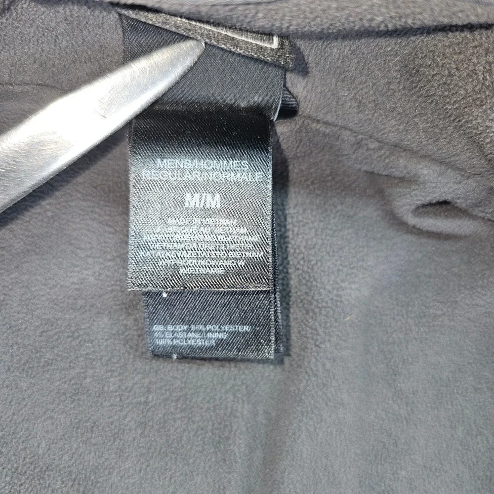 The North Face Mens Apex Bionic Softshell Jacket Gray Full Zip‎ Fleece Lined M